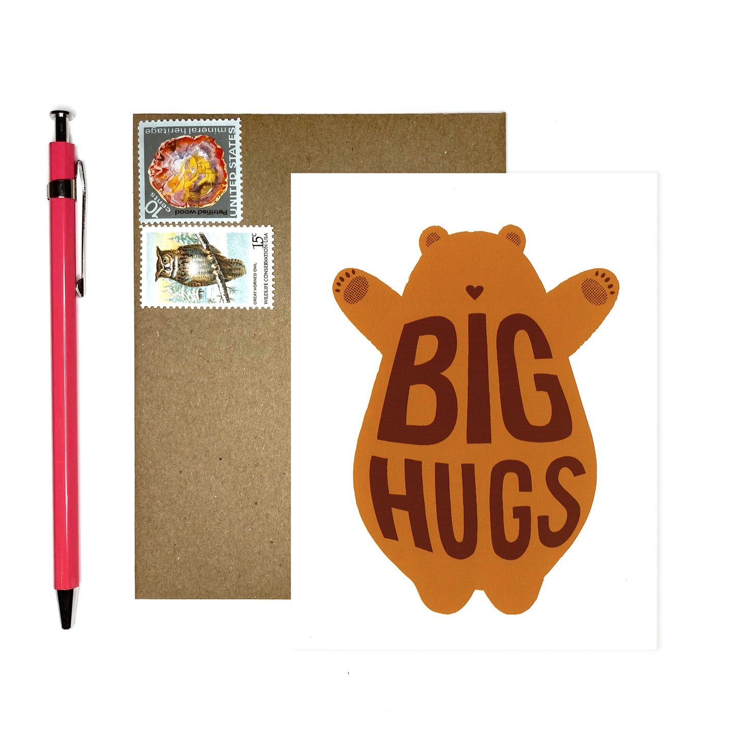 Big Hugs -- Many Occasion Card