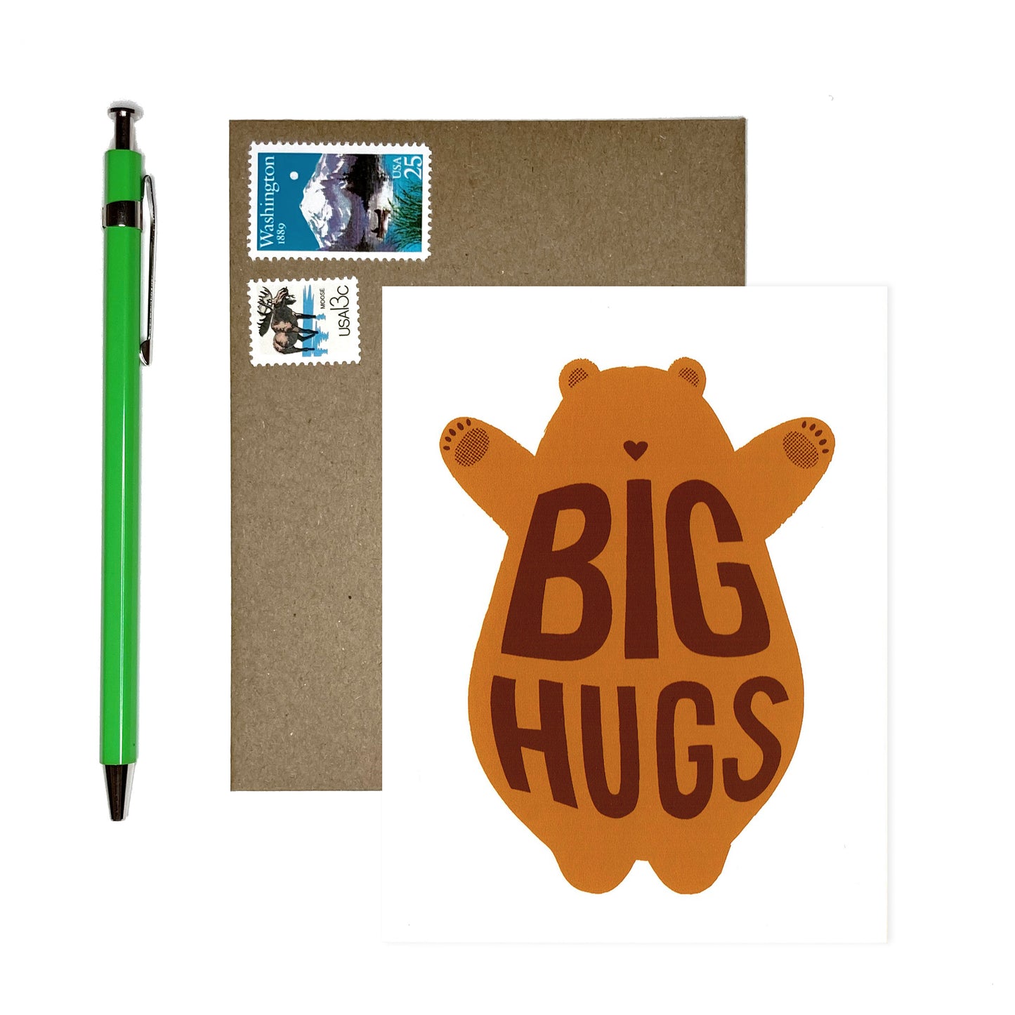 Big Hugs -- Many Occasion Card