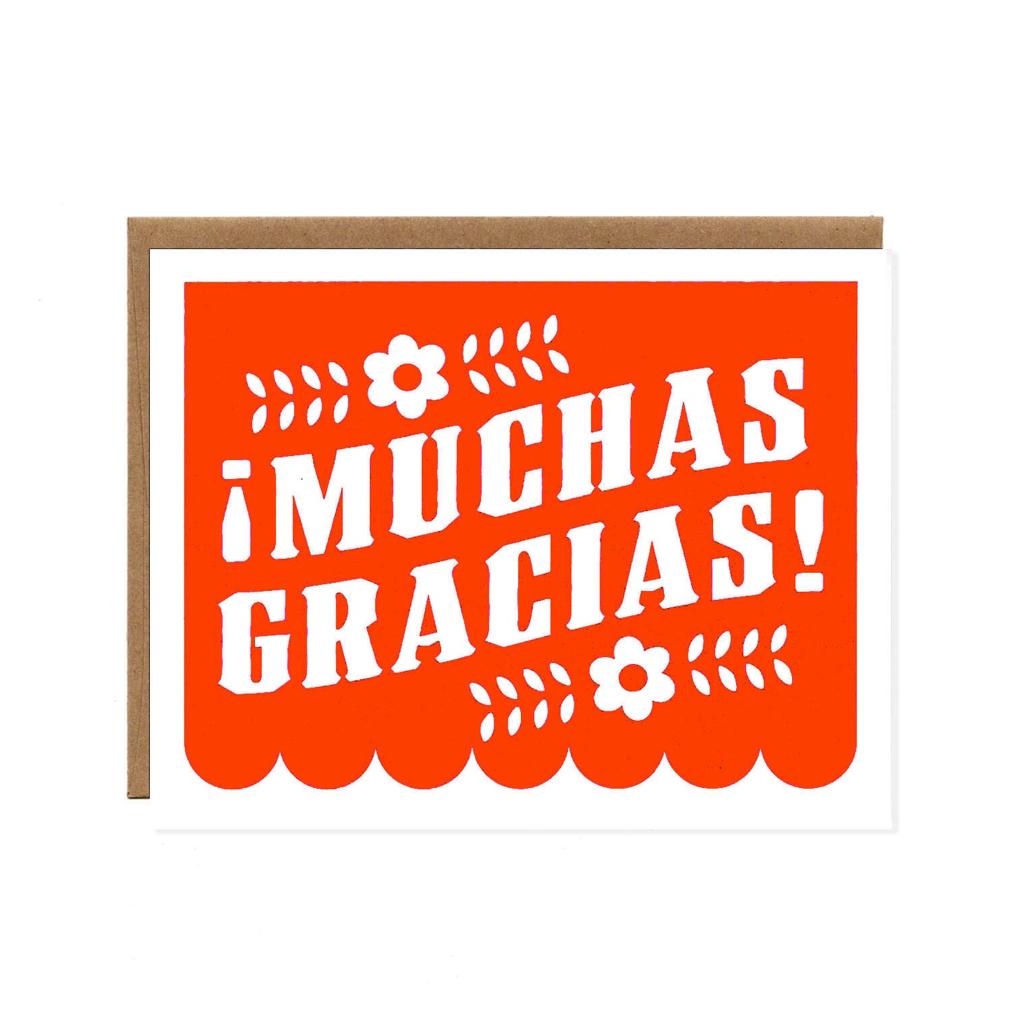 Papel Picado Muchas Gracias Card
