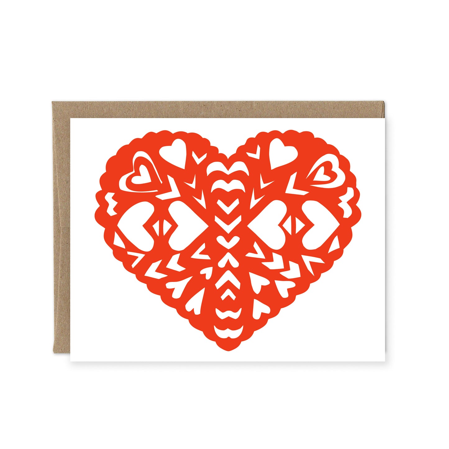Red Valentine's Heart -- Love Card
