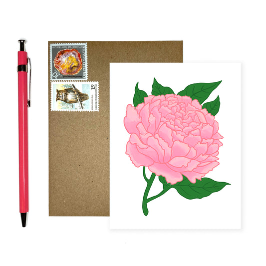 Pink Peony -- All Occasion Card