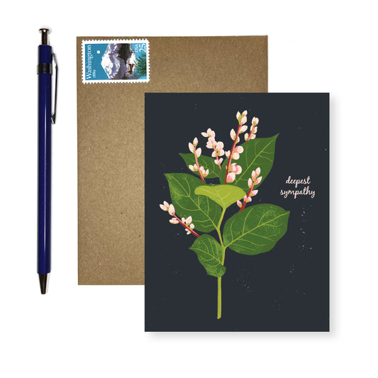 Salal Sympathy Card