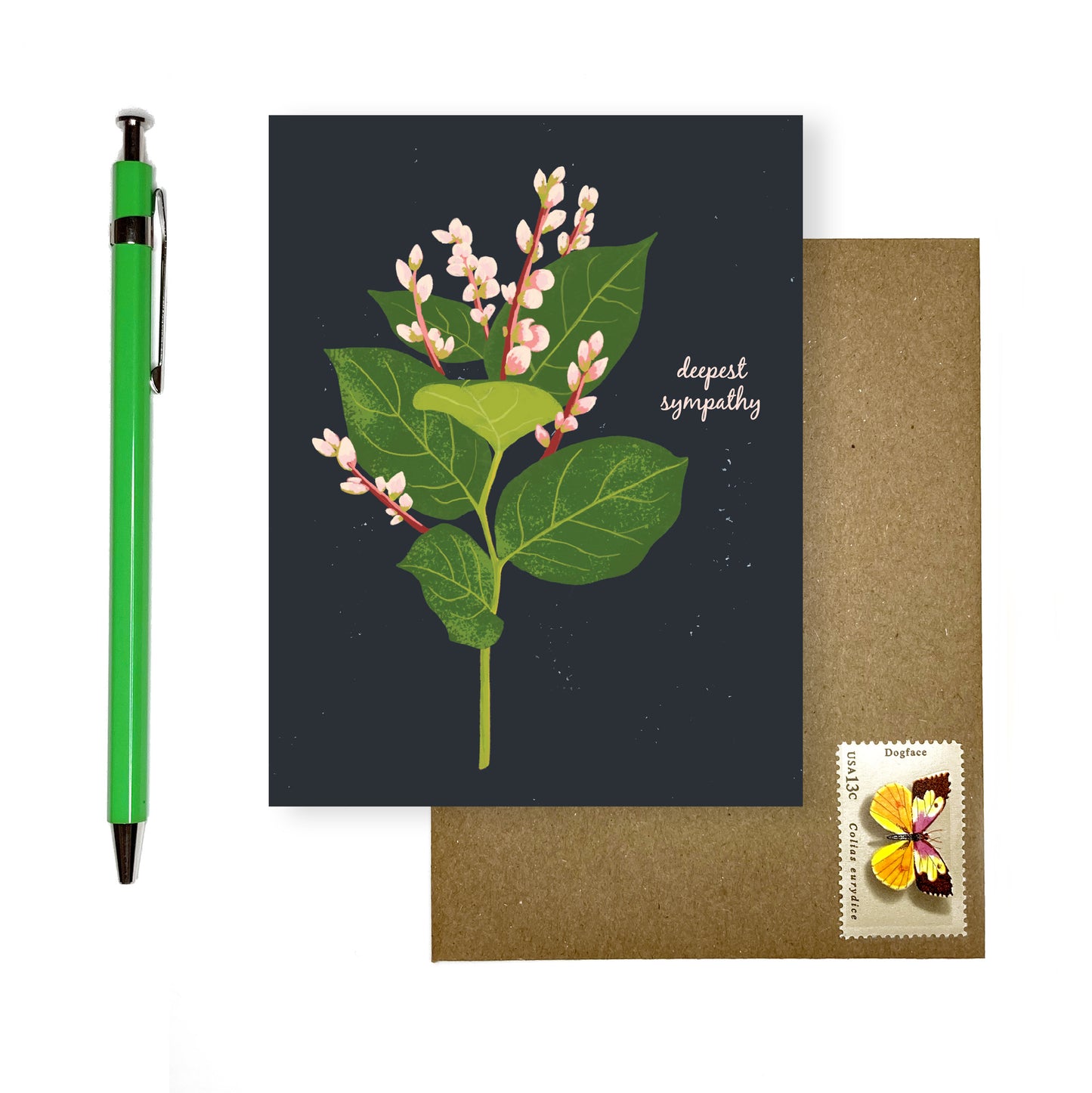 Salal Sympathy Card