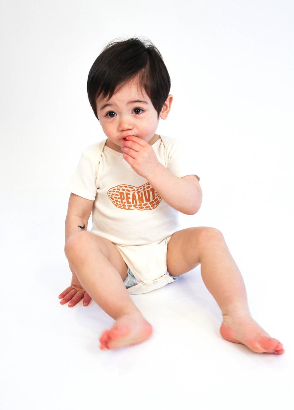 Peanut — Organic Baby One-Piece, Gender Neutral