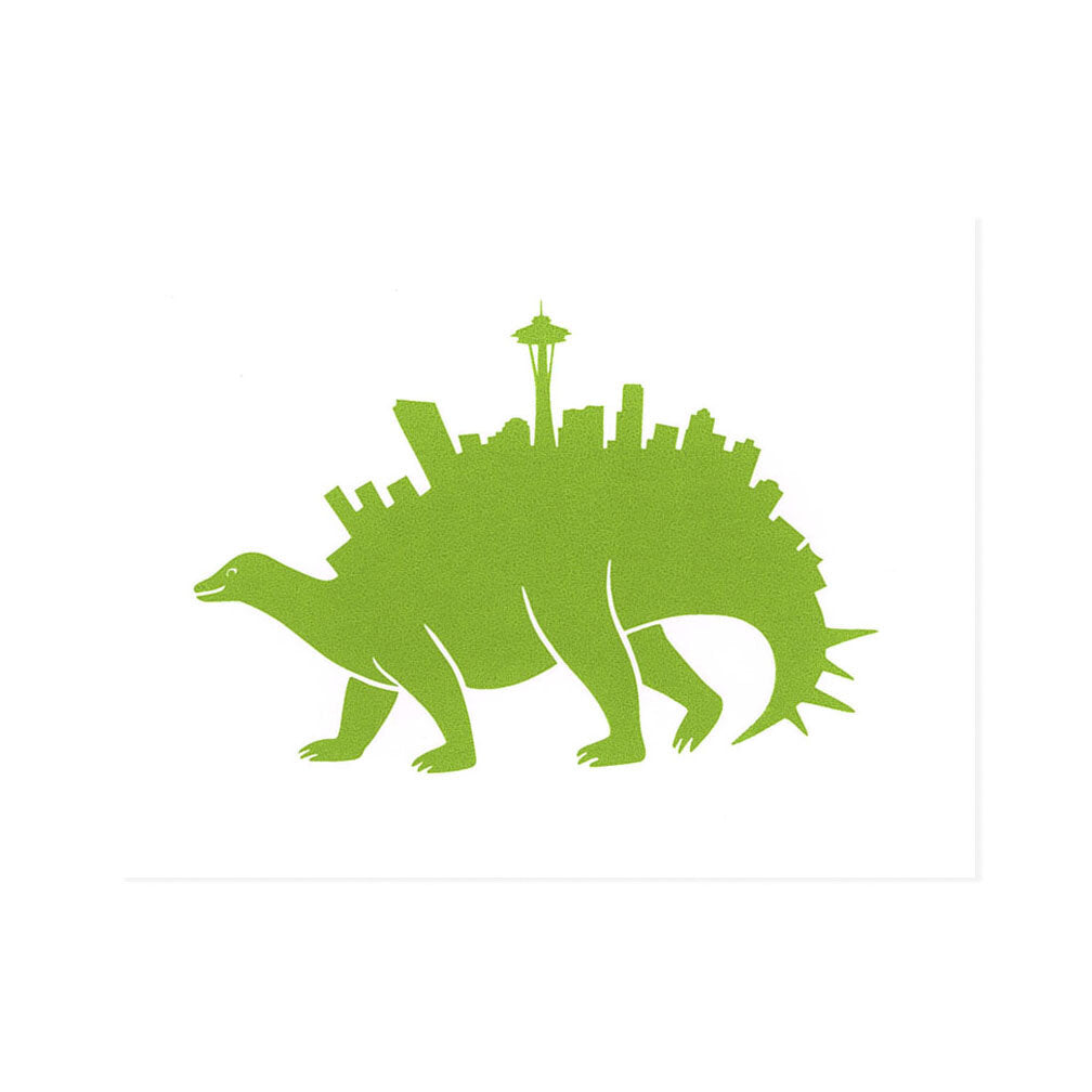 Product image for Seattlesaurus Print -- Open Edition Screenprint -- 3 Sizes