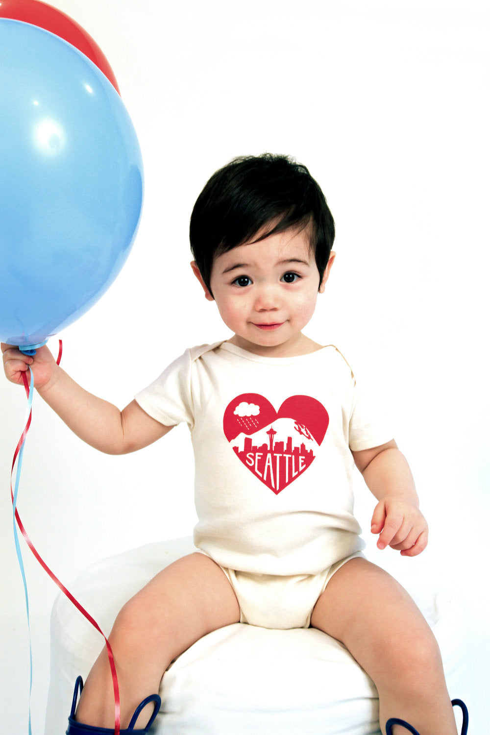 Seattle Love — Organic Cotton Baby One Piece