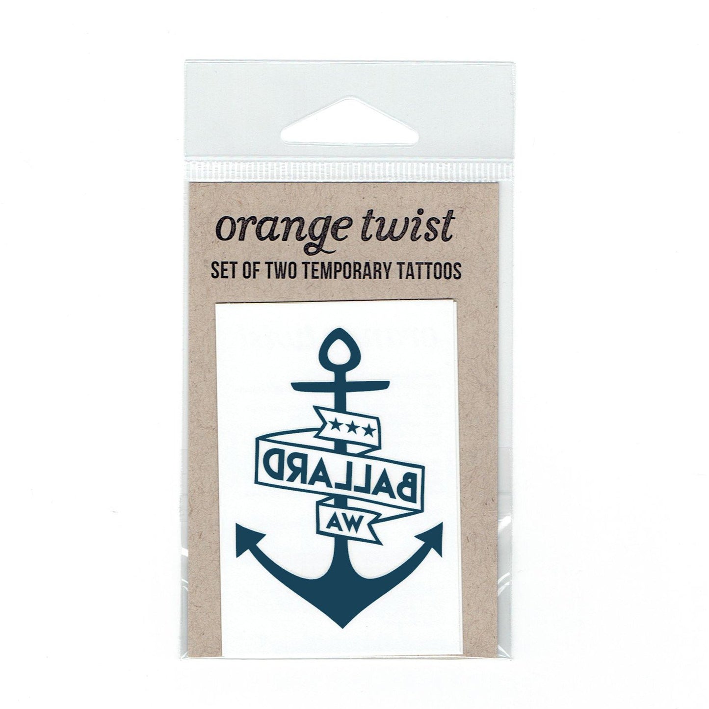 Product image for Ballard Anchor Temporary Tattoos -- Set of Two