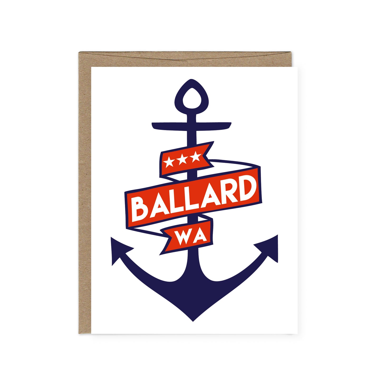 Ballard, WA -- Nautical Anchor Cards
