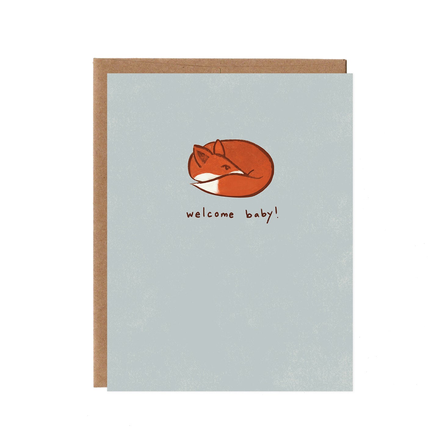 Welcome Baby Fox Card