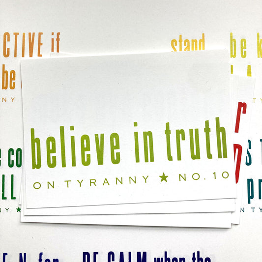 Set On Tyranny Postcards & Poster