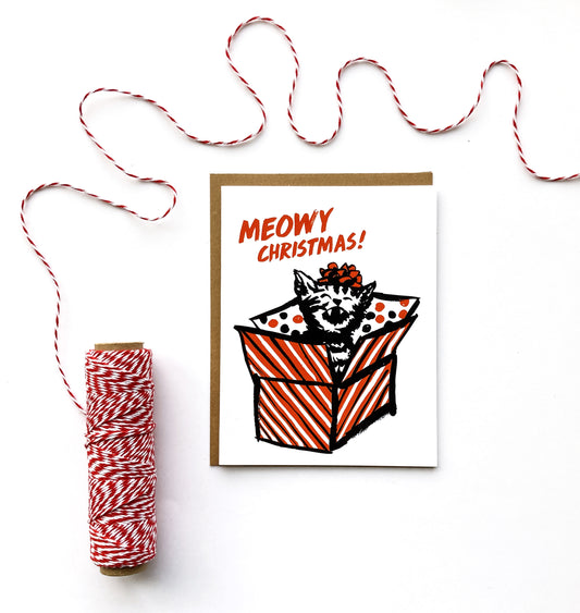 Meowy Christmas -- Funny Christmas Cat Card