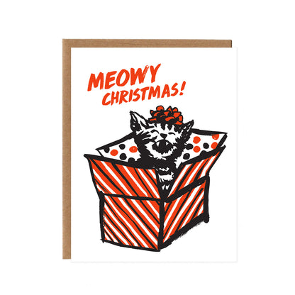 Meowy Christmas -- Funny Christmas Cat Card