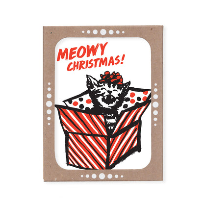 Meowy Christmas -- Funny Christmas Cat Card