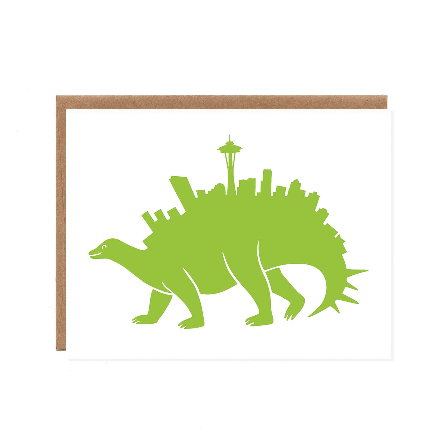 Seattlesaurus  -- Cute Seattle Dinosaur All Occasion Card