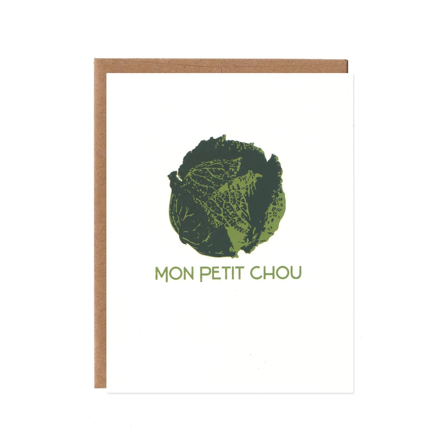 Product image for Mon Petit Chou --  Screenprinted Card