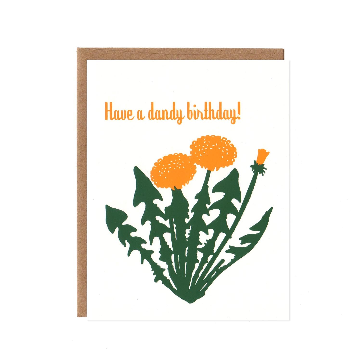 Product image for Have a Dandy Birthday -- Screenprinted Card