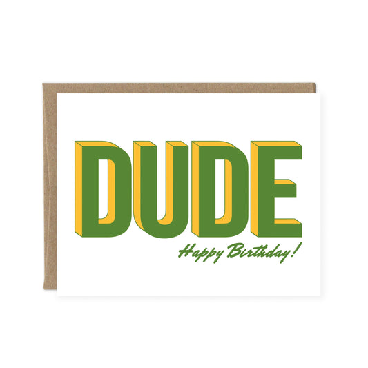 Product image for Dude Birthday Card