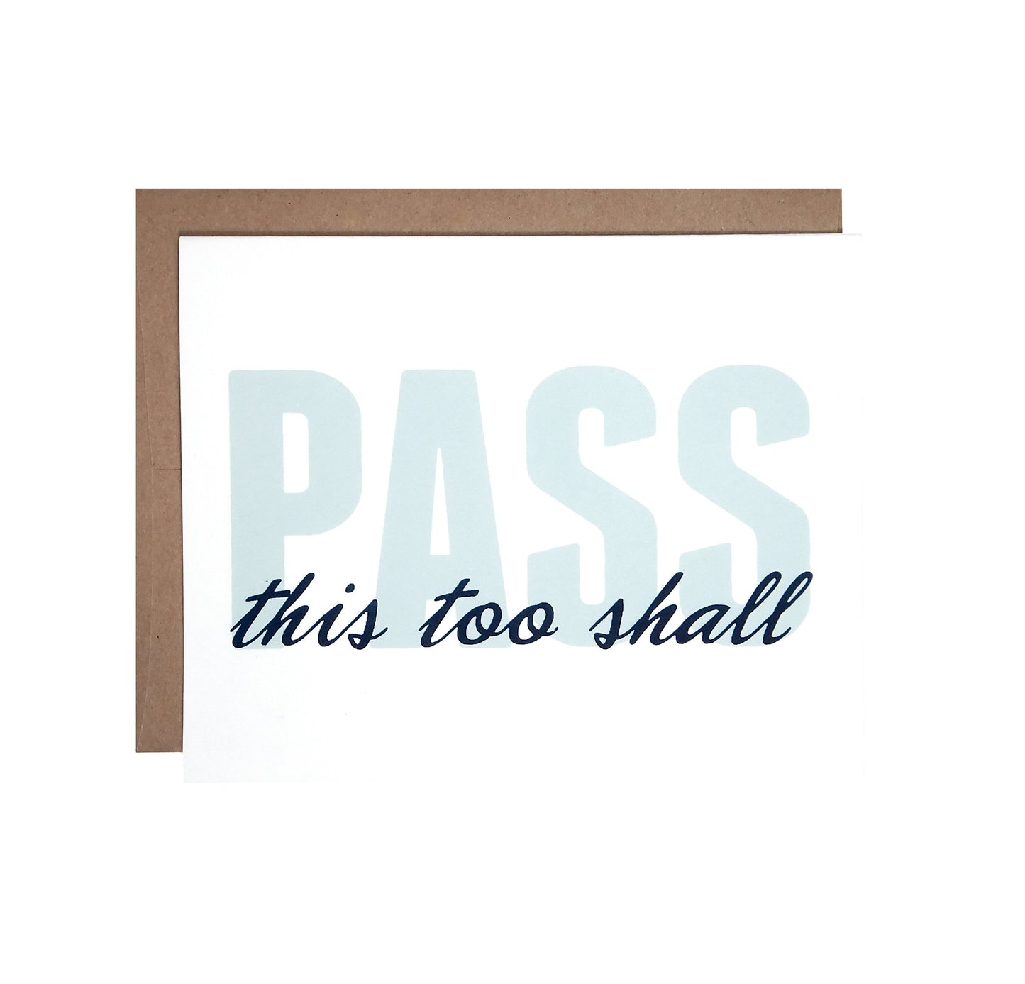 Product image for This Too Shall Pass Card -- Blank Inside