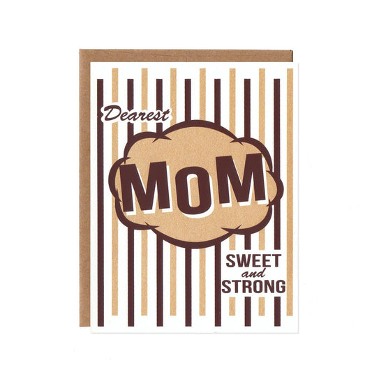 Product image for Dearest Mom -- Sparkly Screenprinted Mother's Day Card